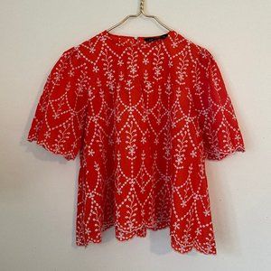Zara Embroidered Top